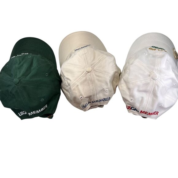 US Open Golf Hat Lot of 3 2017 Erin Hills 2018 Shinnecock 2006 Winged Foot Strap - Picture 7 of 13